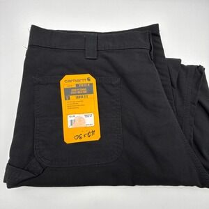 Carhartt Loose Fit Canvas Utility Work Pant Black B151-BLK 42x30 Mens NWT